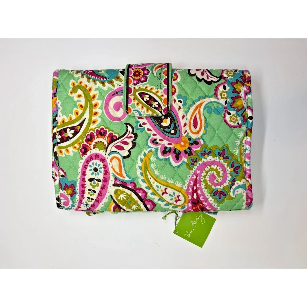 Vera Bradley Diaper Changing Pad Clutch Tutti Frutti Quilted Paisley Pattern New